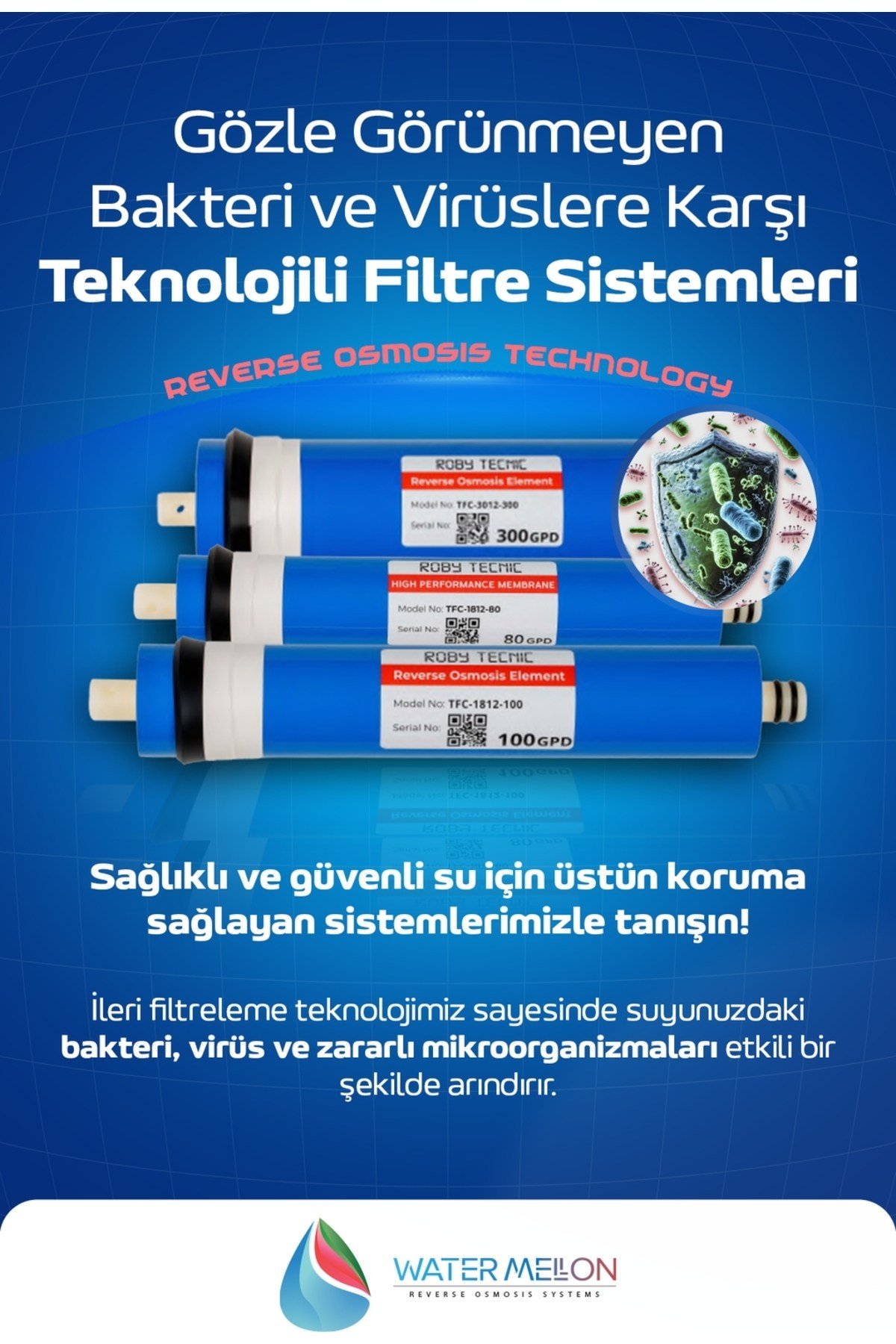 10 Inch Şeffaf Housing