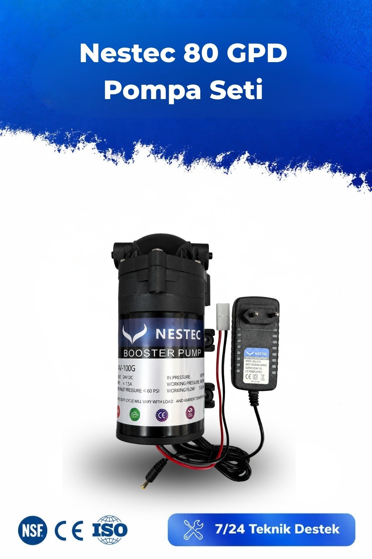 80 GPD POMPA SETİ