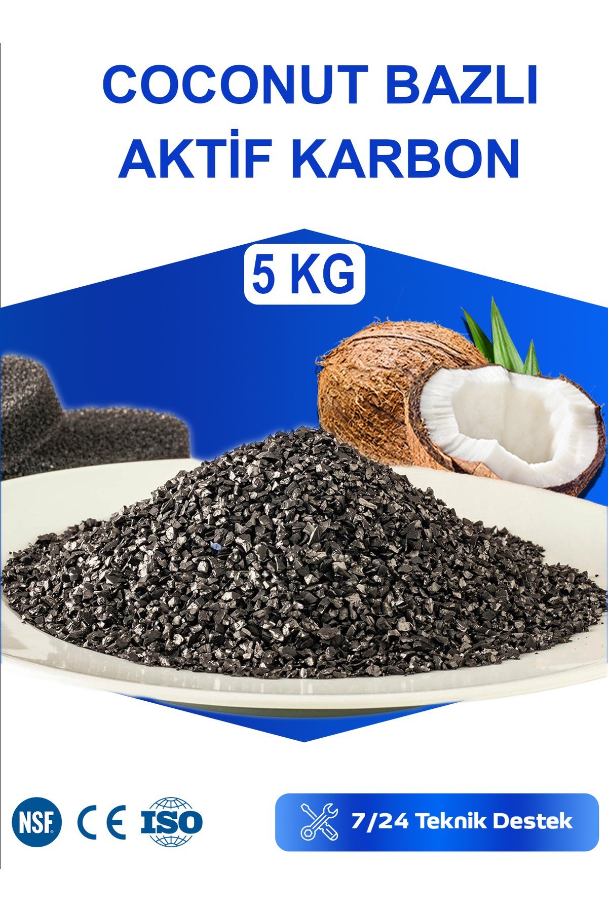 Aktif Kömür Bazlı Nsf Onaylı Carbon (5 KG)