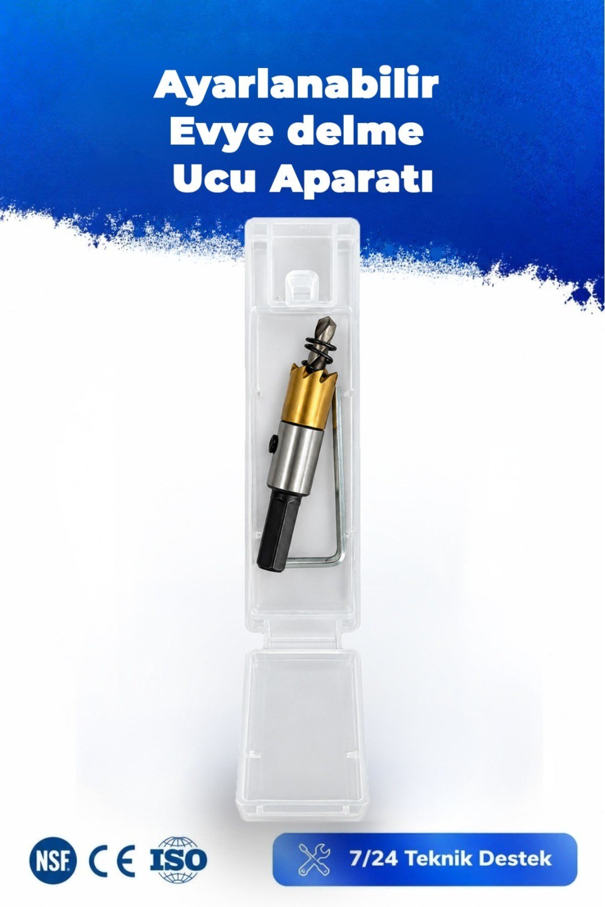 Ayarlanabilir Evye Delme Ucu