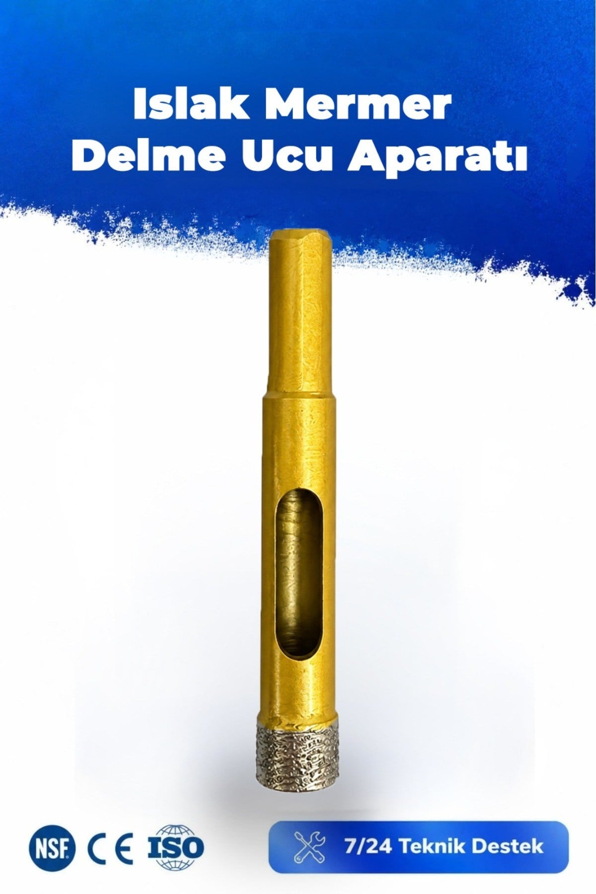 Elmas Granit Islak Kesim Panç Matkap Uyumlu