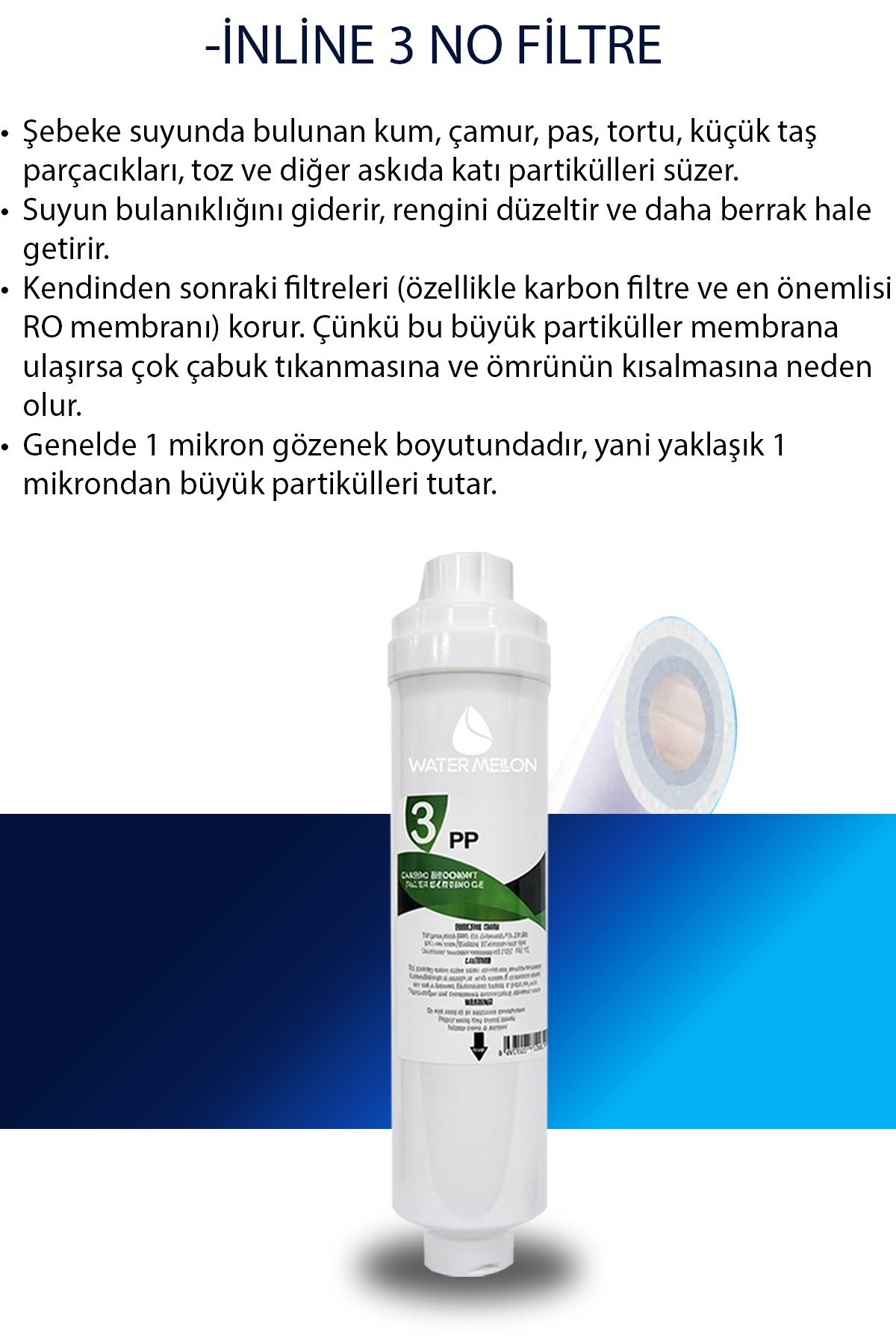 SİLVER Serisi Kapalı Kasa Su Arıtma Cihazı 80 Gpd Membranlı 5 Aşama Yıllık Filtre Seti