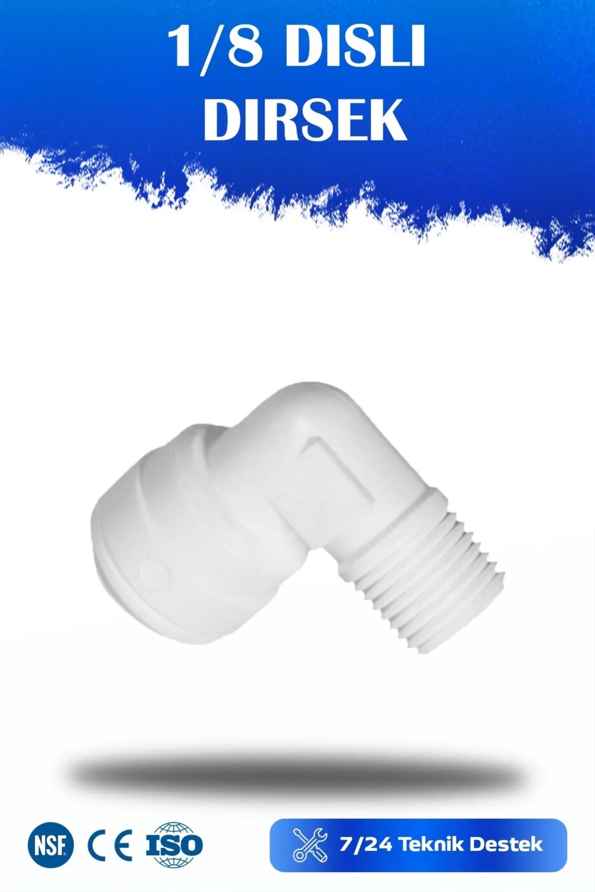Su Arıtma Cihazları Için Uyumlu 1/8 Dirsek