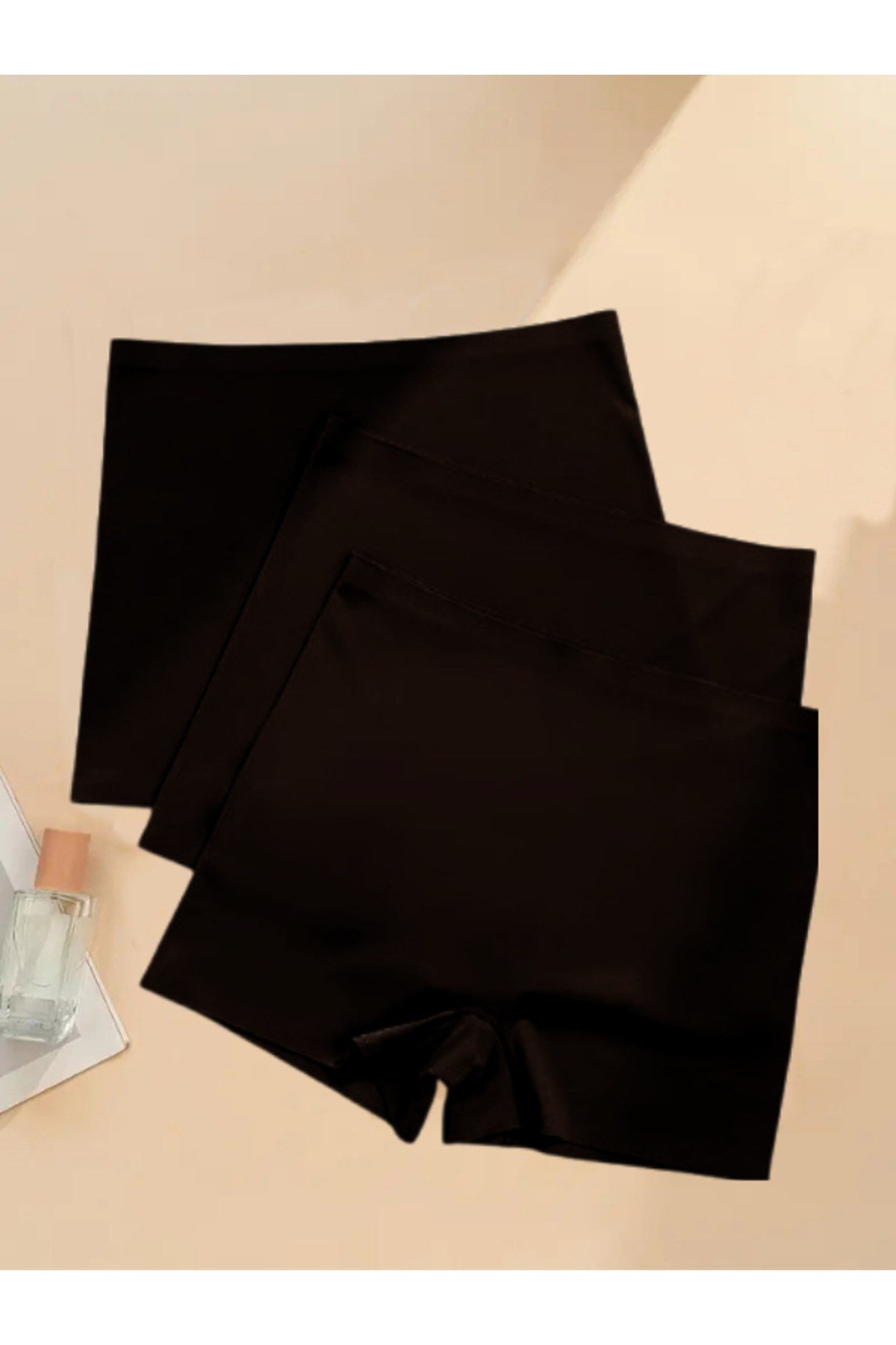 Basic Lazer Kesim Dikişsiz Kadın Boxer Külot 3'lü Paket
