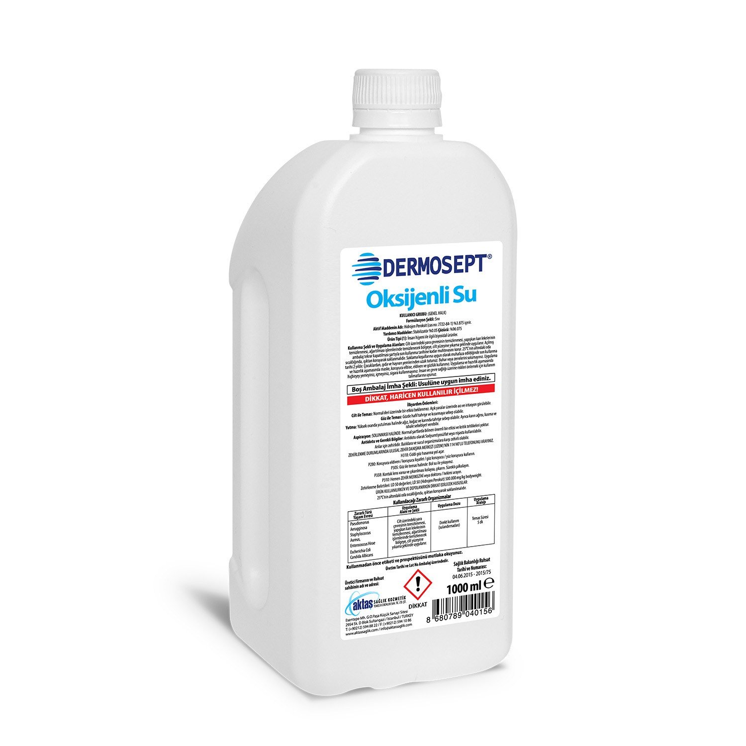 Dermosept Oksijenli Su 1000 ml