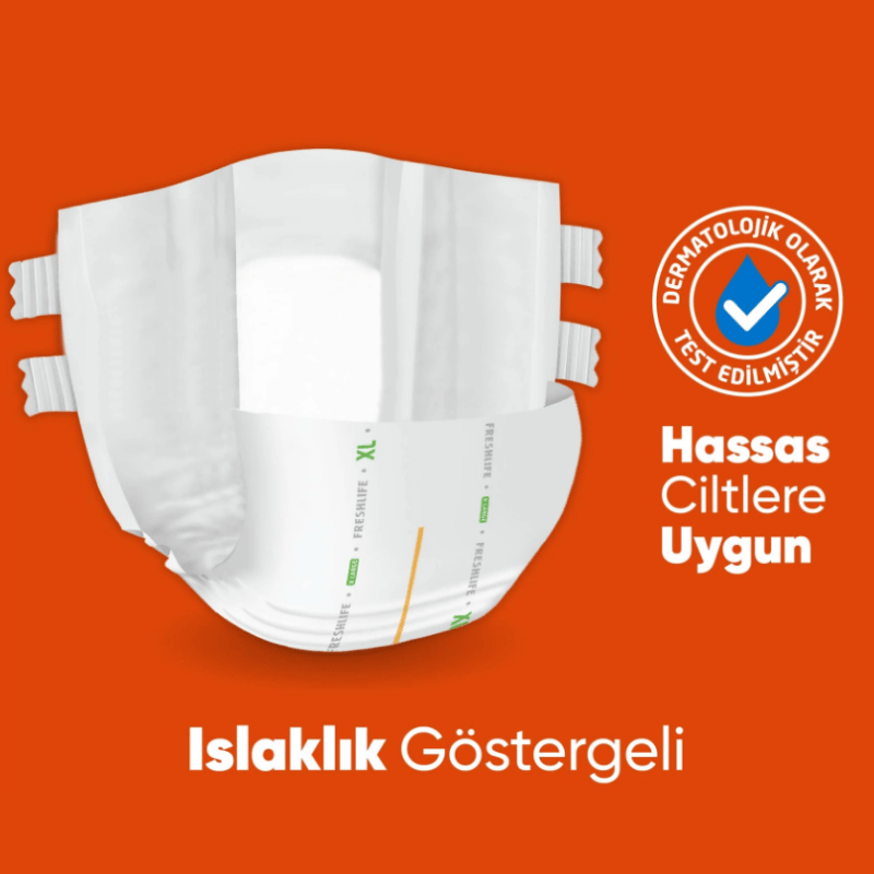 Freshlife Medium Bel Bantlı Yetişkin Hasta Bezi 30 Adet