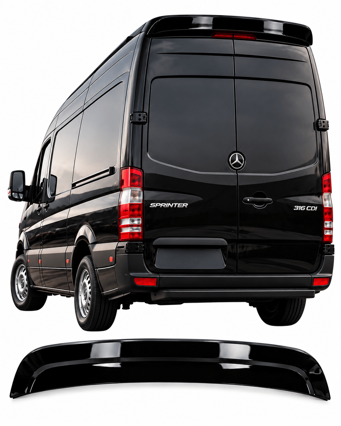 MERCEDES SPRİNTER W906 2006-2018 KAMERASIZ UYUMLU SPOİLER
