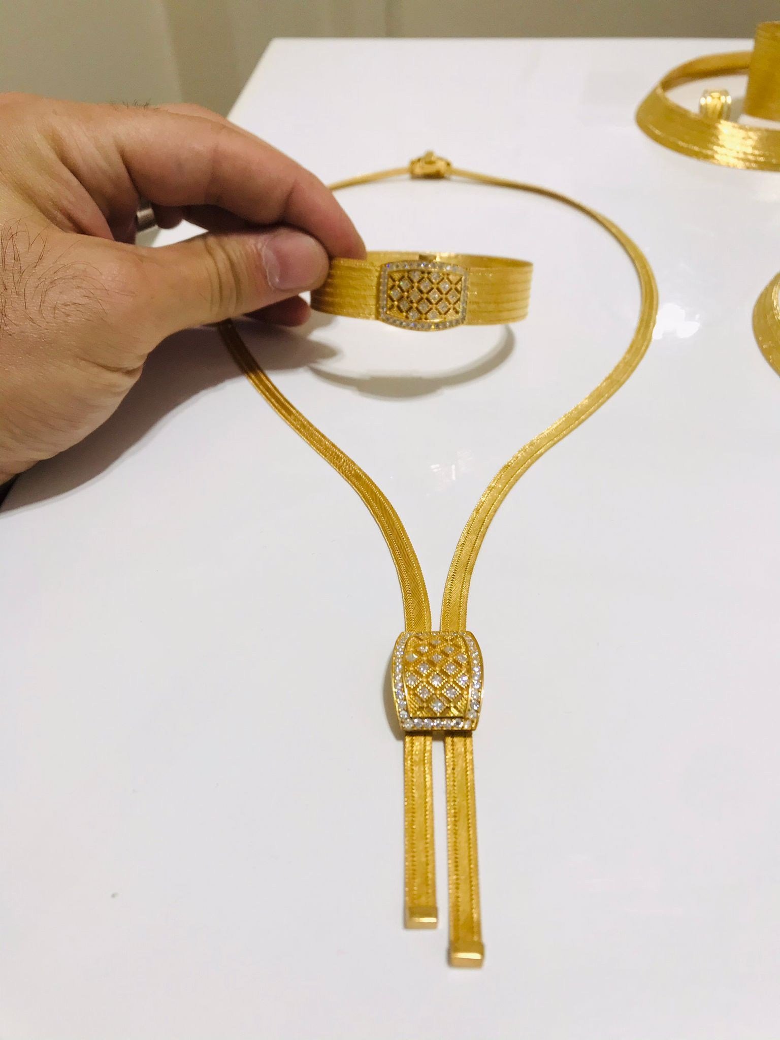 7 sıra bilezik 3 sıra askılı kolye