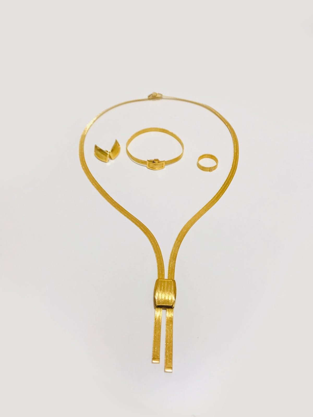 Altın Kaplama Hasır Takım 3 Sıra