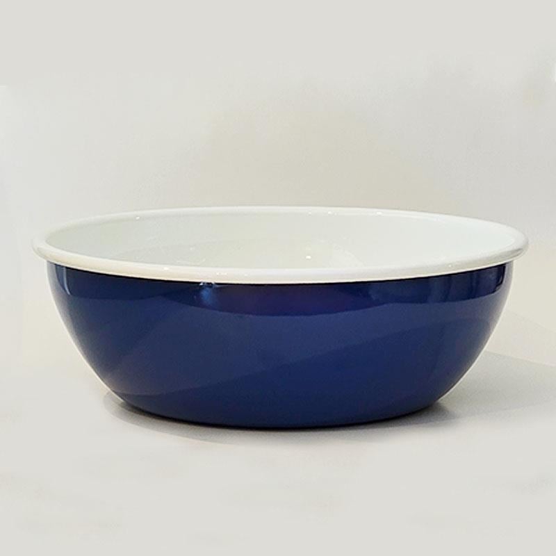Emaye 32 cm Kase Lacivert