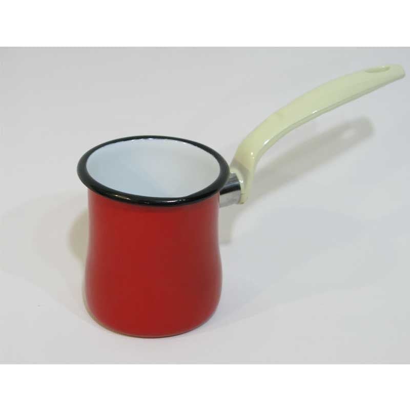 Emaye Cezve Kırmızı 9 cm