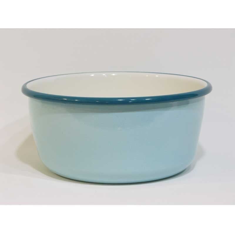 Emaye Jumbo Kase Mint Mavi 22 cm