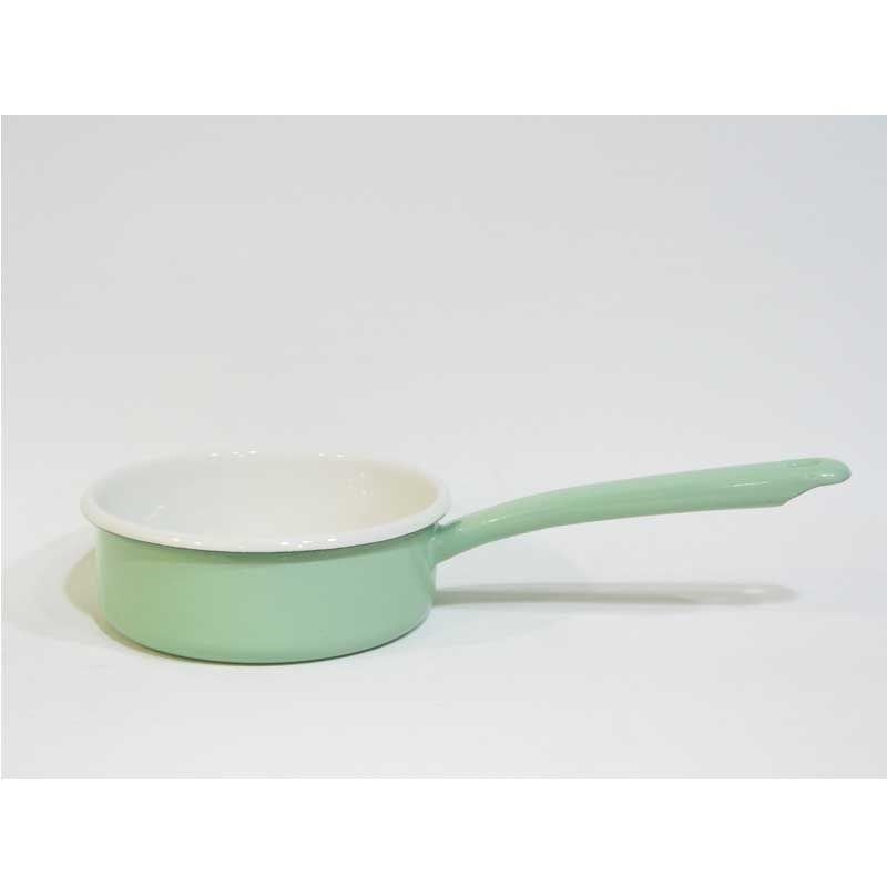Emaye Metal Saplı Kaserol Nil Yeşili 16 cm