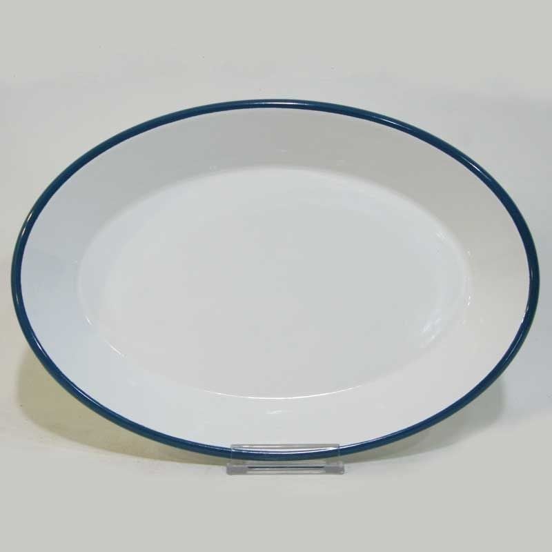 Emaye Oval İskender Tabağı Petrol Yeşili