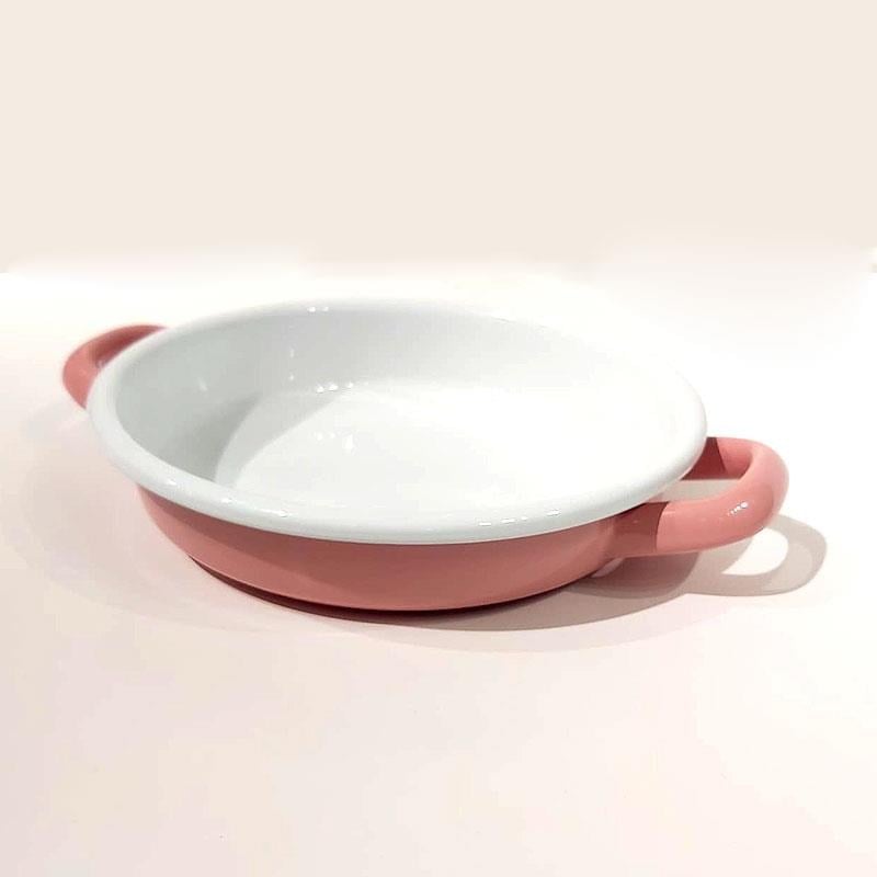 Emaye Sahan 19 cm Gül Kurusu
