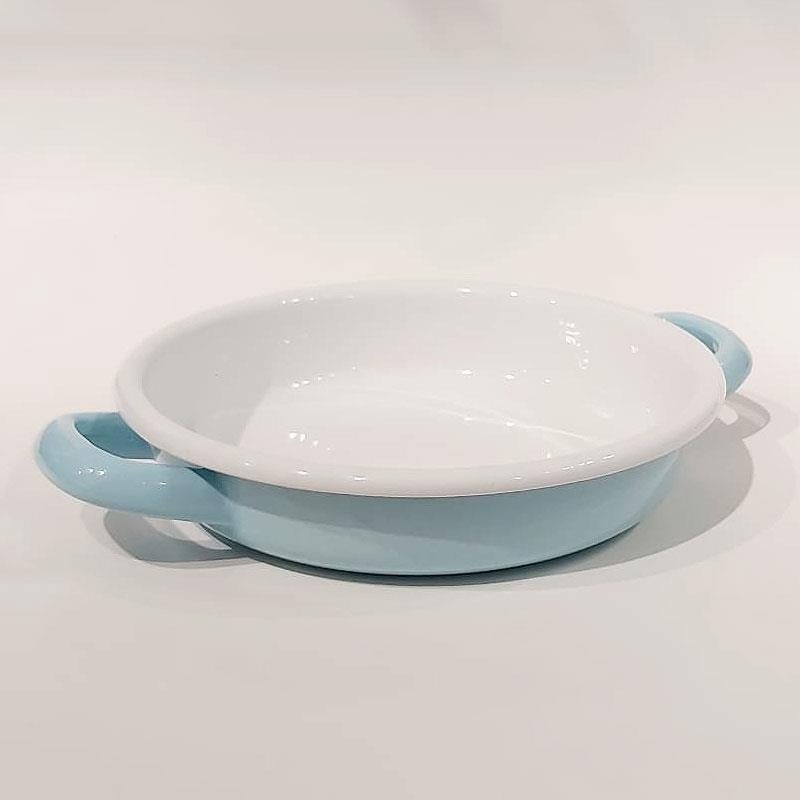 Emaye Sahan 19 cm Nil Mavi