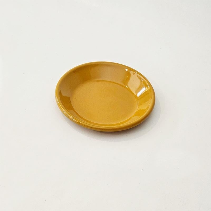 Emaye Tabak 12 cm Altın Sarı