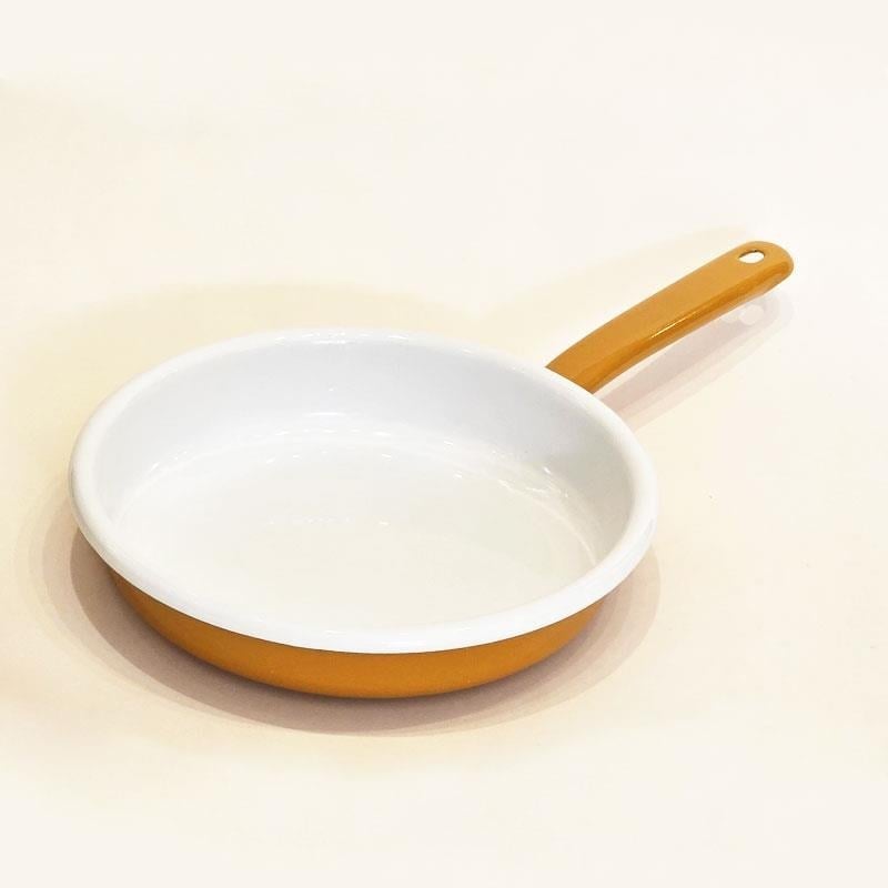 Emaye Tava 20 cm Altın Sarı