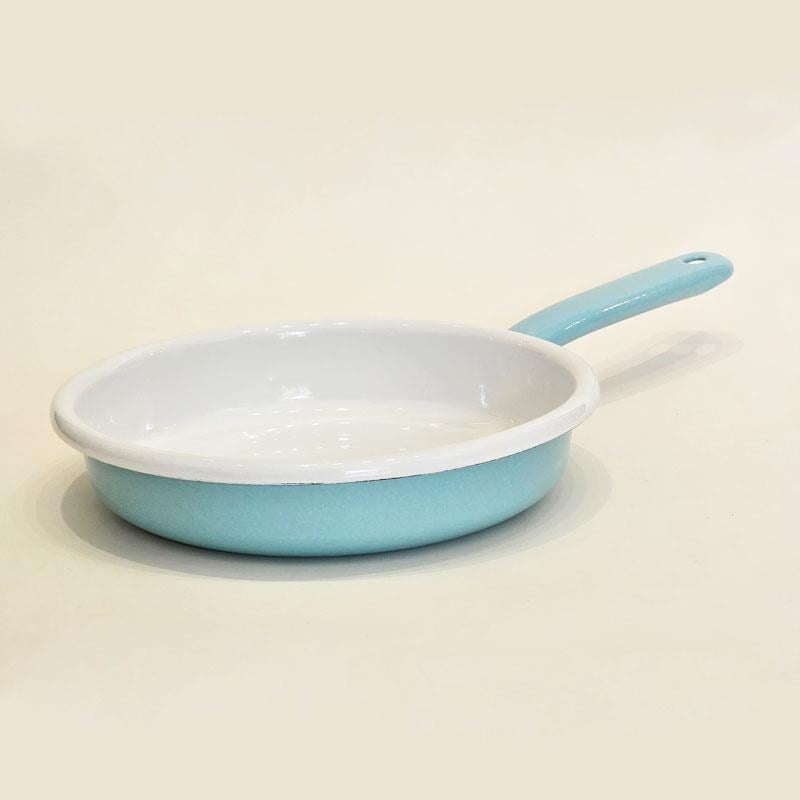 Emaye Tava 20 cm Nil Mavi
