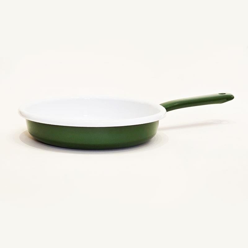 Emaye Tava 20 cm Yeşil