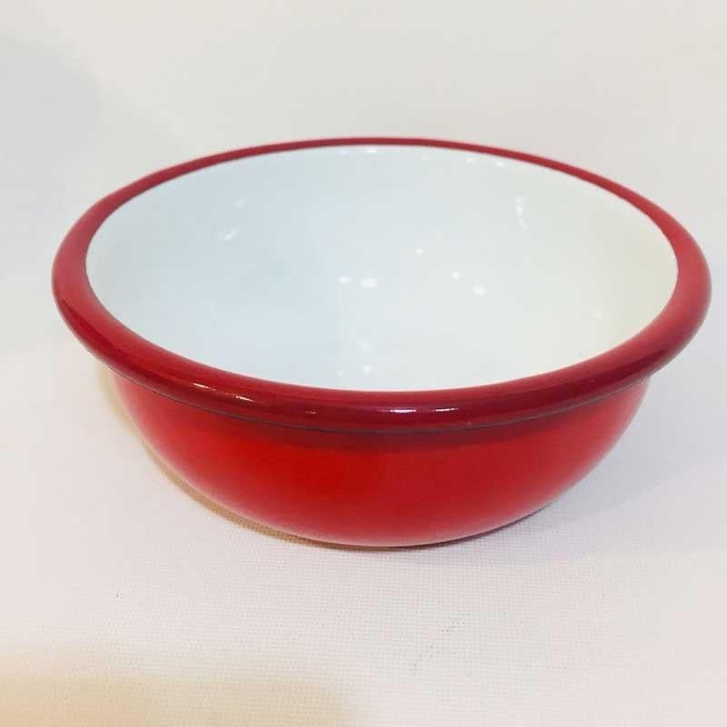 Emayra Emaye Kase 12 cm | Kırmızı
