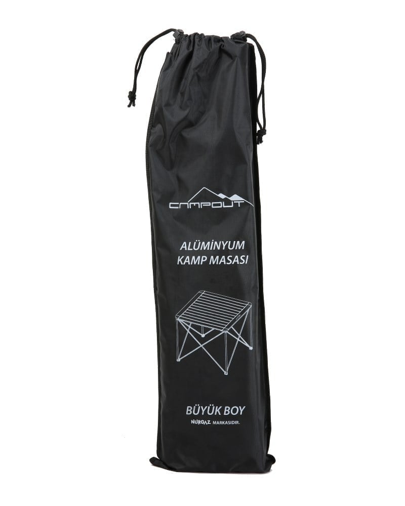 Alüminyum Büyük Masa + 4 Orion Sandalye Set