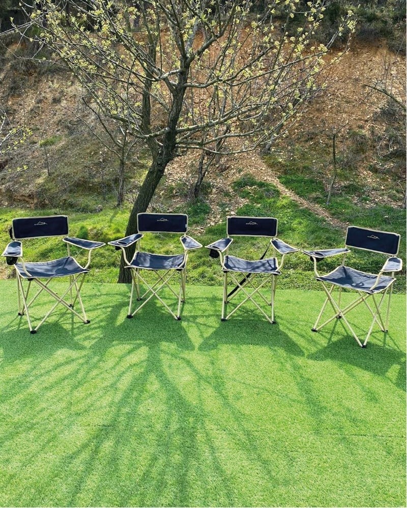 CAMPOUT 4'LÜ MOGAN SANDALYE SET