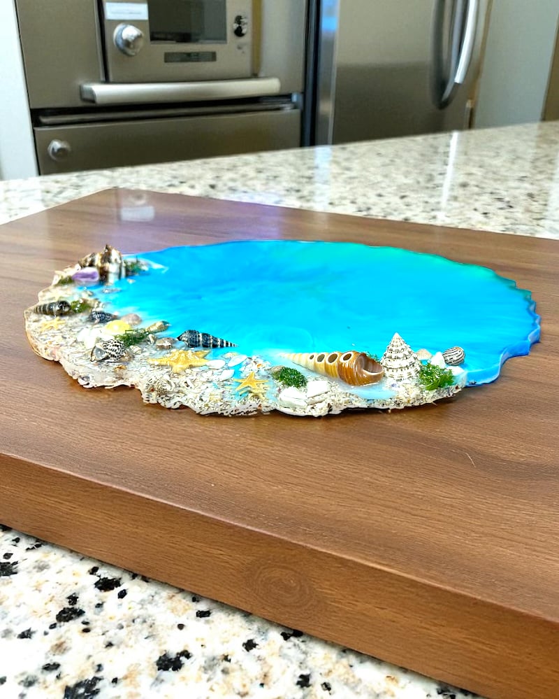 Epoksi Kesme ve Sunum Tahtası