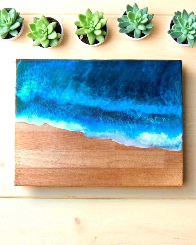 Epoksi Kesme ve Sunum Tahtası