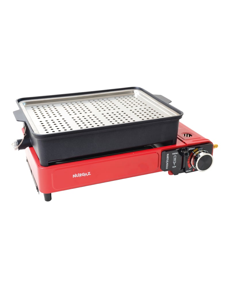 PORTATİF GAZLI BARBEKÜ VE PİŞİRME SETİ