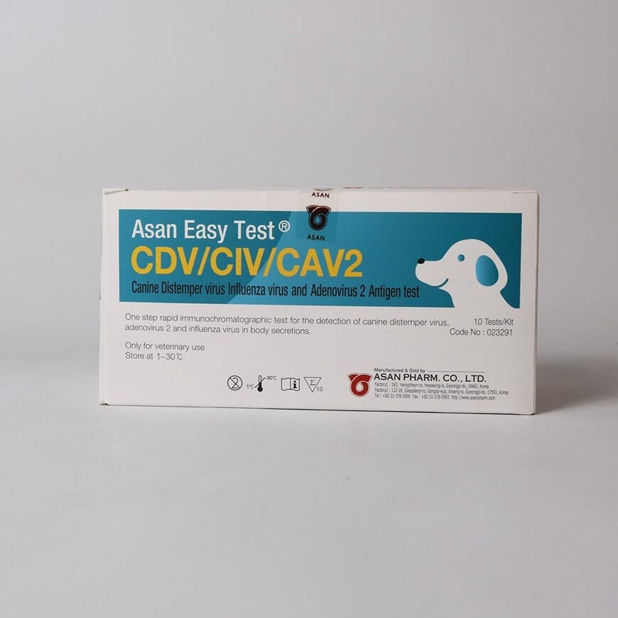 Asan Canine Distemper (CDV) Ag Influenza (CIV) Ag Adenovirus2 (CAV2) Ag 10'lu Paket