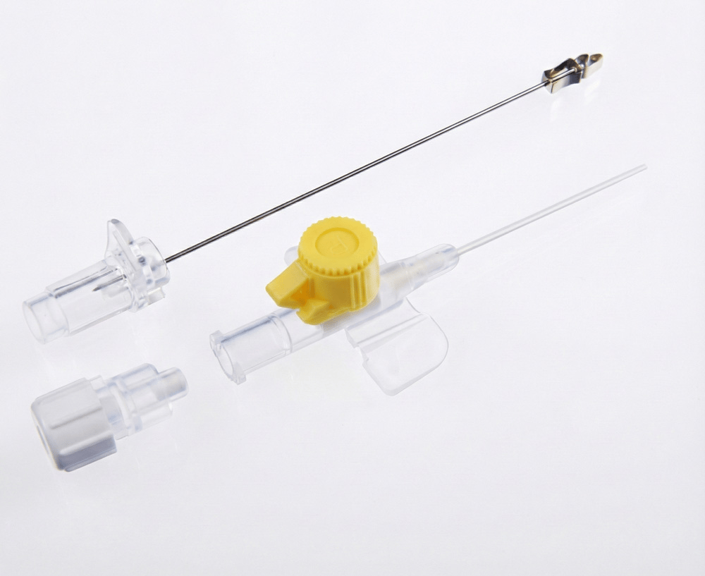 Bıçakcılar Branül (İntraket) Sarı (24G) 50'li Paket (Korumalı)