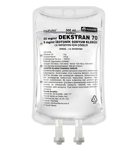 Dekstran 70 500 ML Setsiz