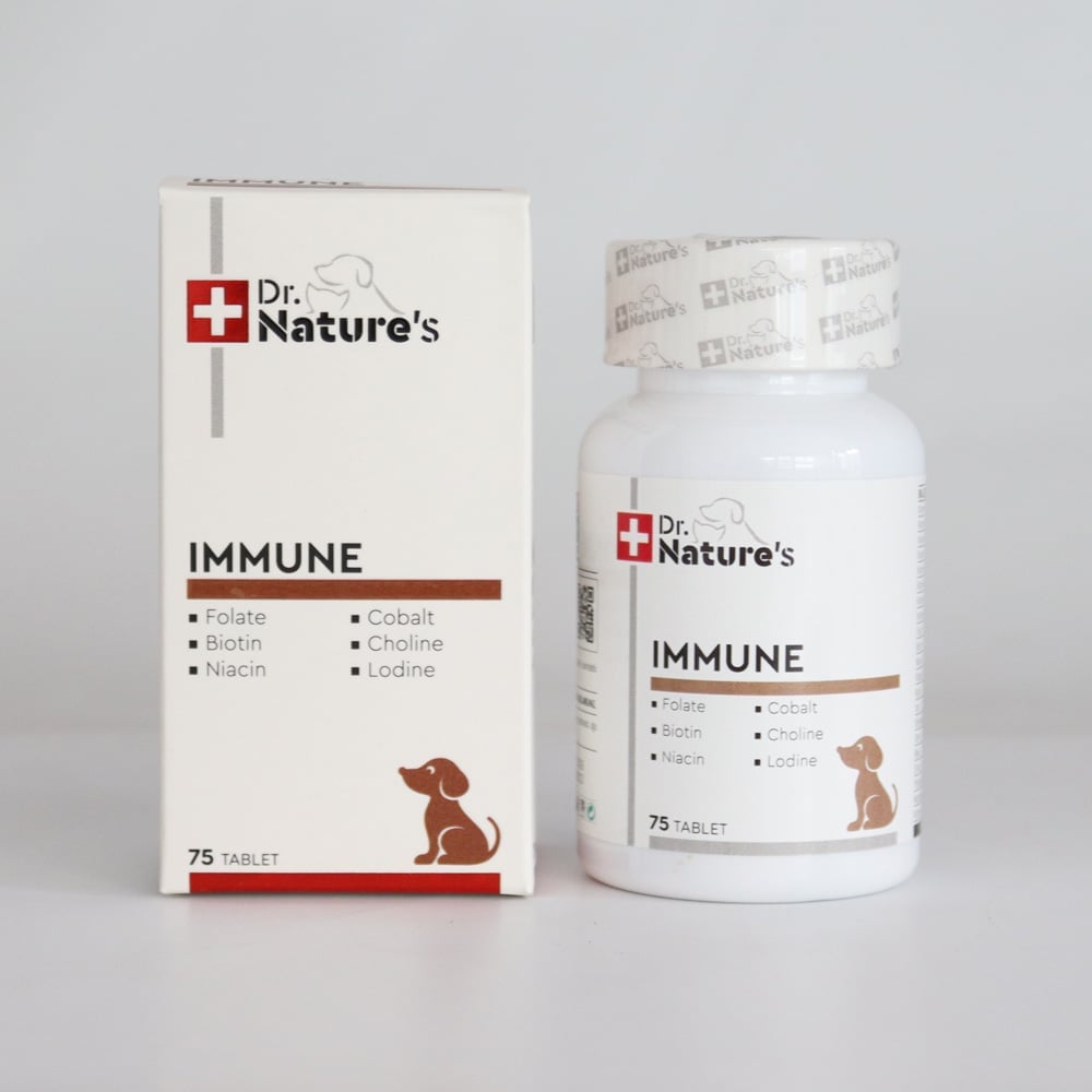 Dr. Nature's Immune (Köpekler İçin Multivitamin Besin Takviyesi) 75 Tablet
