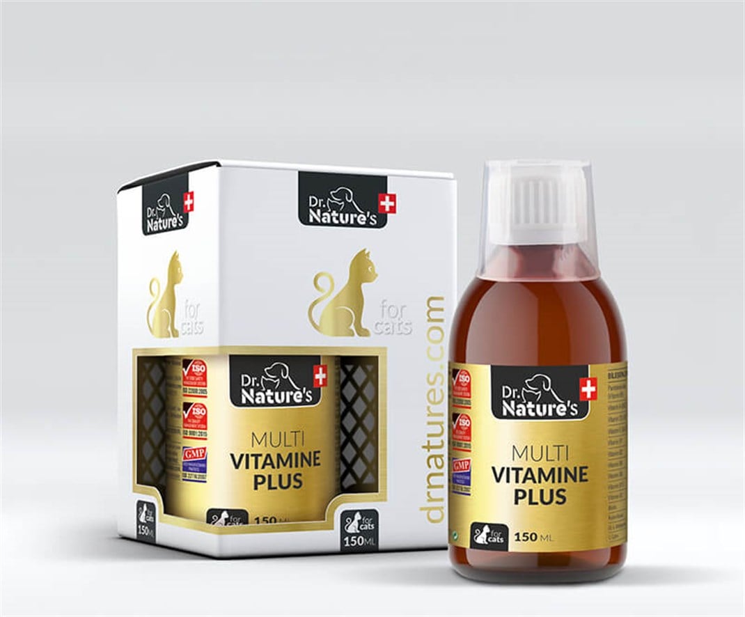 Dr. Nature's Multivitamine Plus (Kediler İçin Multivitamin Besin Takviyesi) 150 Ml