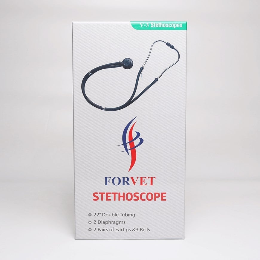 Forvet V-3 Steteskop Çift Taraflı Çift Hortumlu