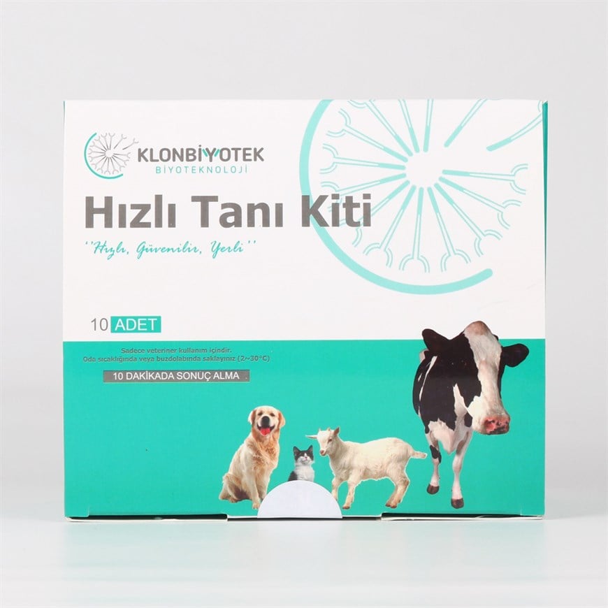 İs-Kit 4 (Rota, Corona, E Coli F5 (K99), Cryptosporidium) Ag (İshal Etkeni Tanısı) (Sığır, Koyun, Keçi) 10'lu Paket