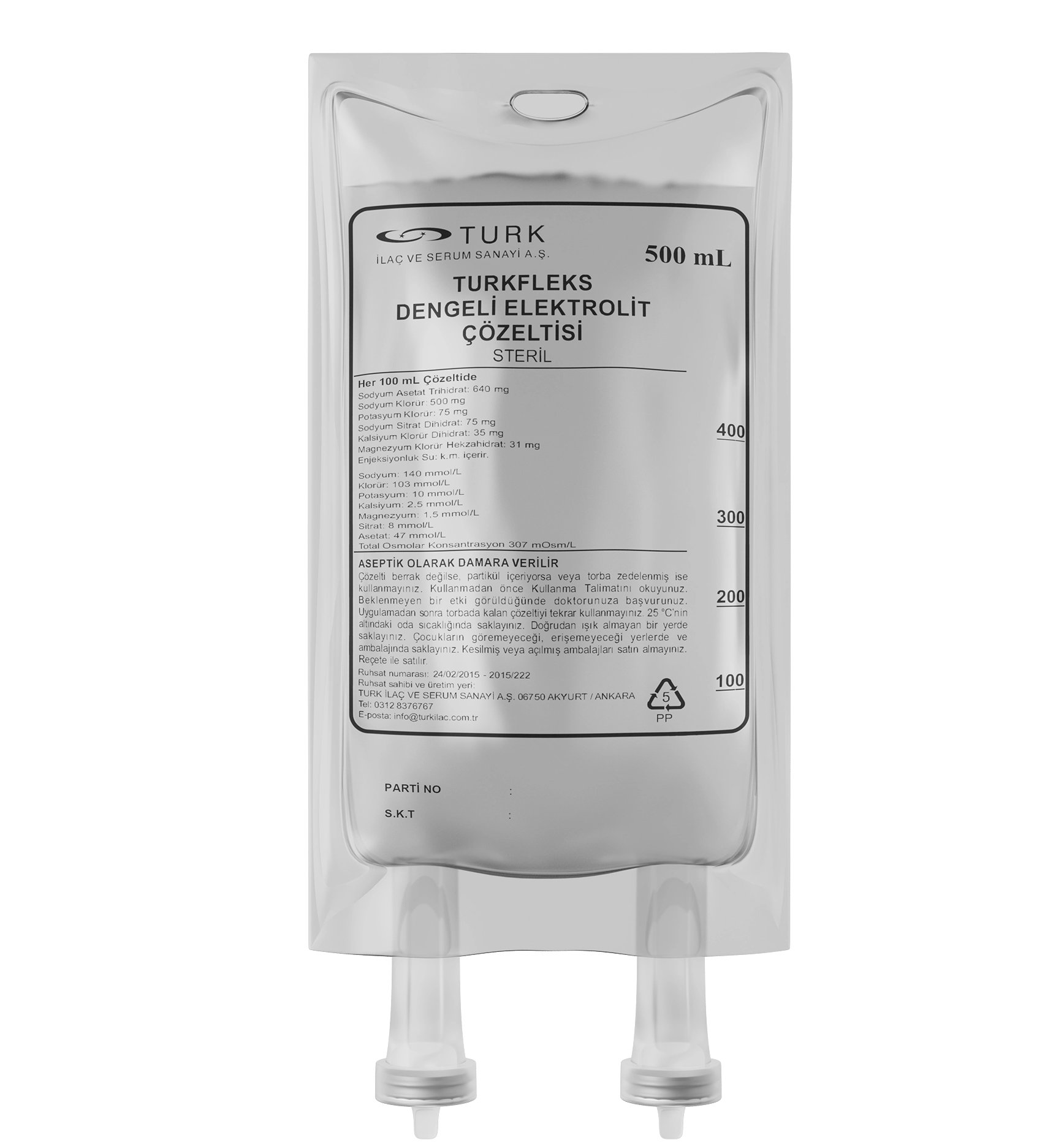 İzolen Dengeli 500 ML Setsiz