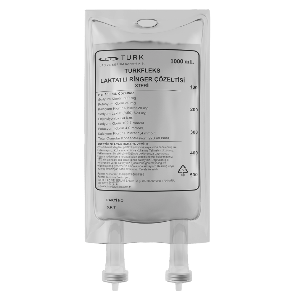 Laktatlı Ringer 1000 ML Setsiz