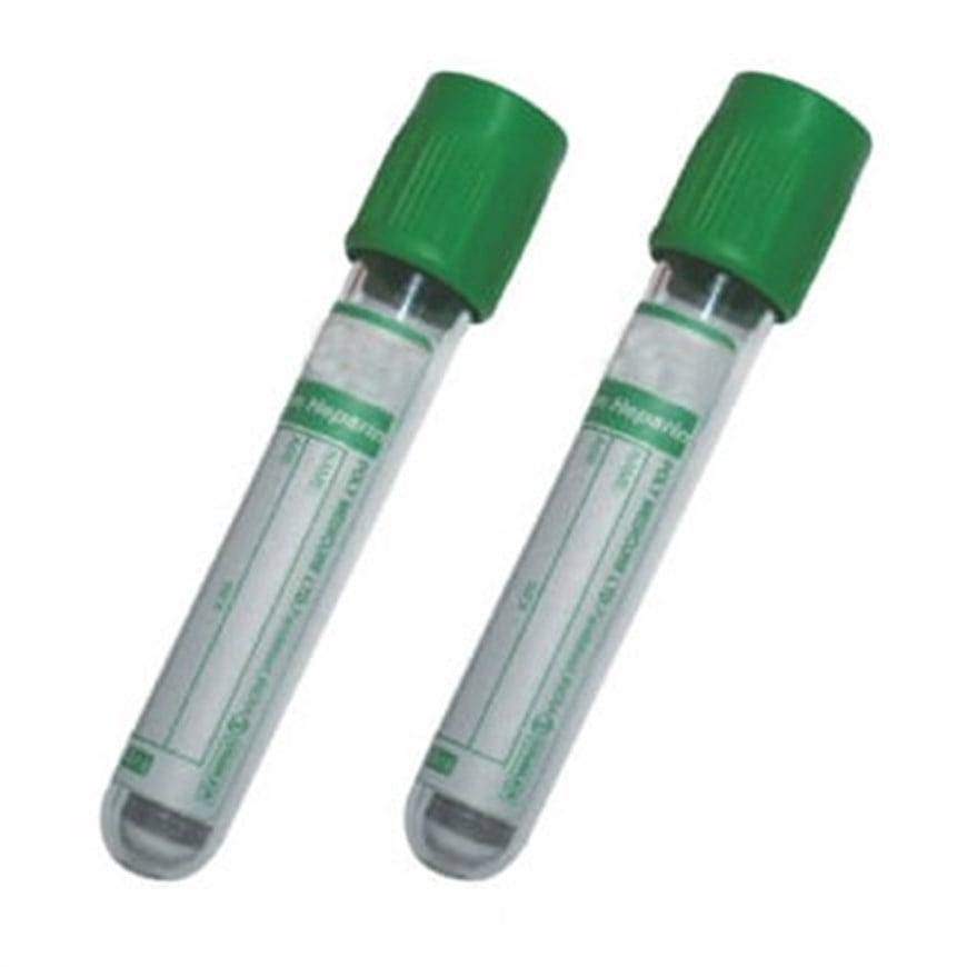 Lityum Heparinli Tüp 4 ML Yeşil Kapak 50'li Paket