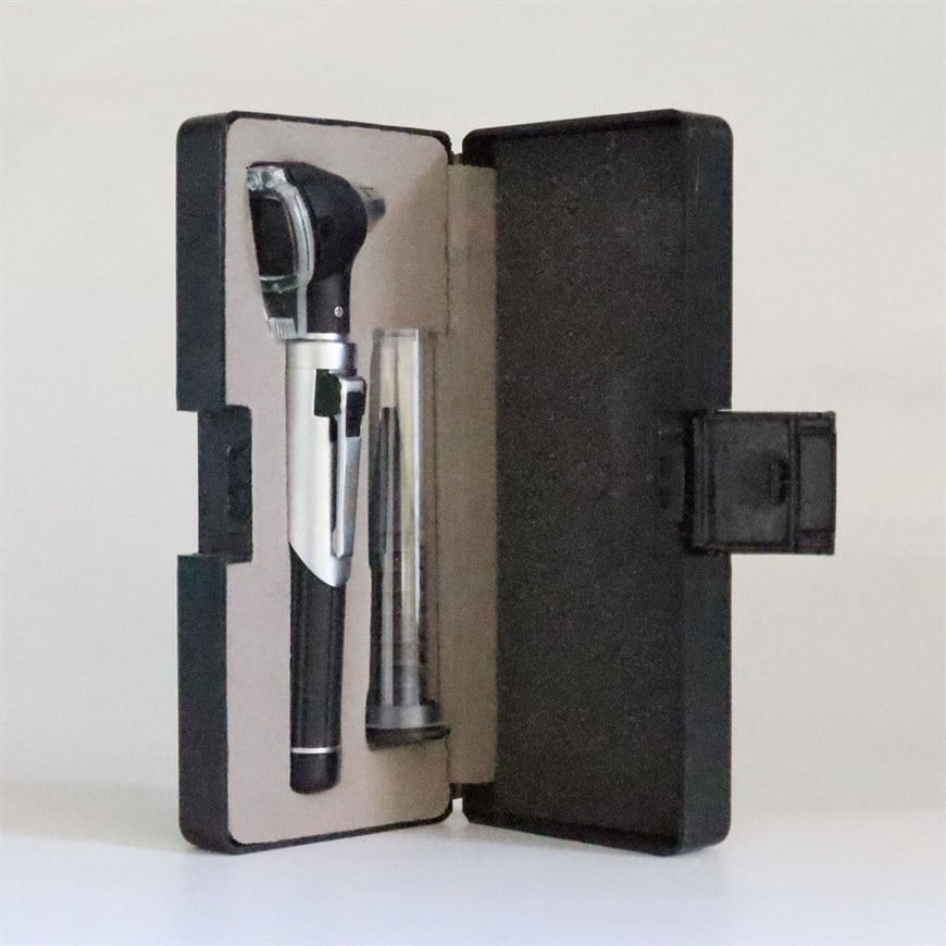 Otoskop Set Fiberoptik (Kısa Kanüllü)