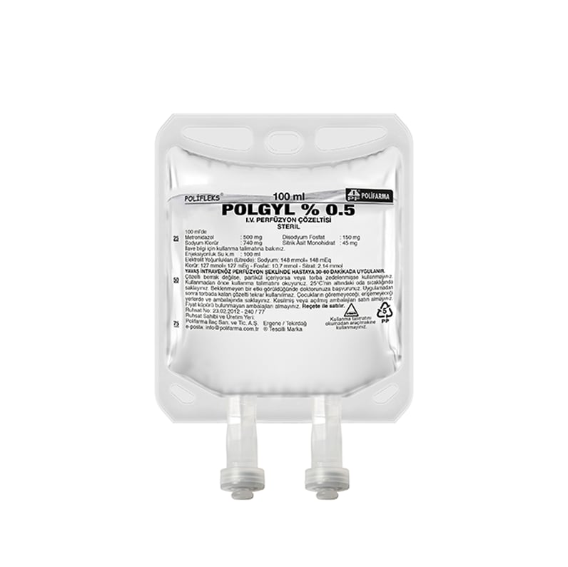 Polygl %0,5 Metronidazol 100 ML Setsiz