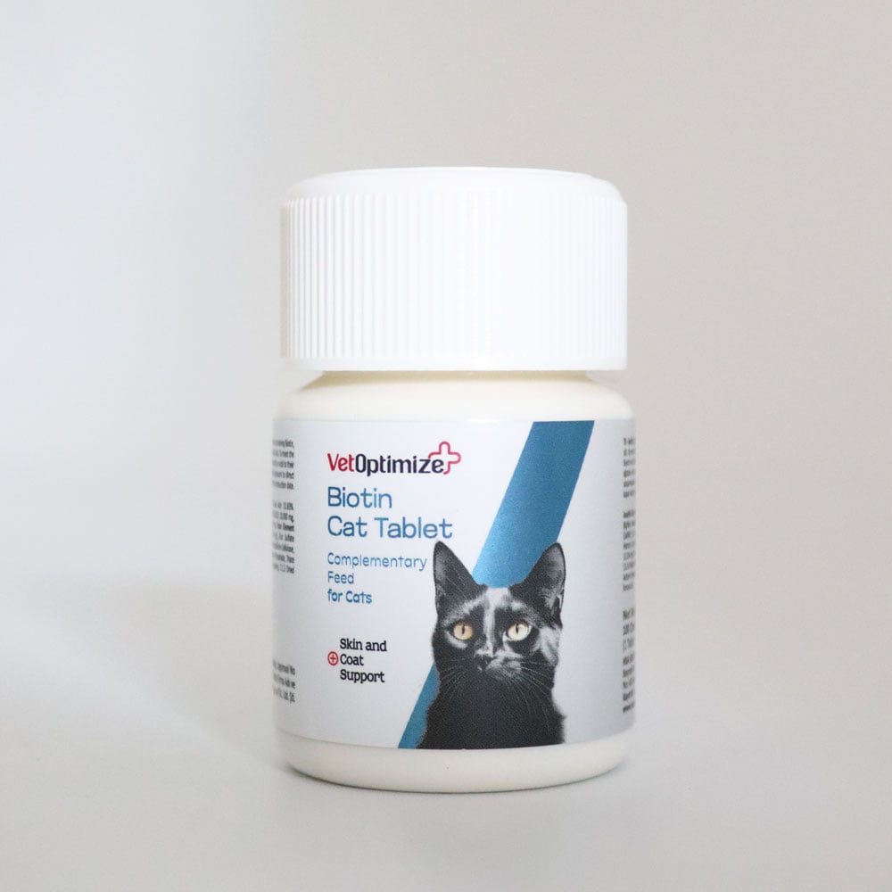 VetOptimize Biotin Cat (Yavru ve Yetişkin Kediler İçin Deri ve Tüy Desteği) 100 Tablet