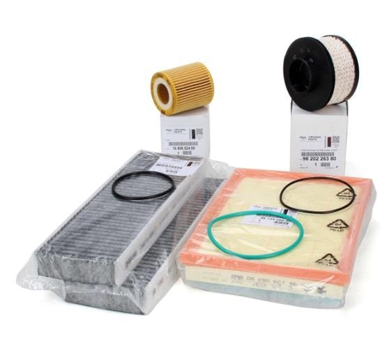 Opel Combo E 1.5 Dizel Periyodik Yağ Bakım Filtre Seti Karbonlu Polen Orjinal Marka JX6Q6744AA-1683830180-9807746480-93479473