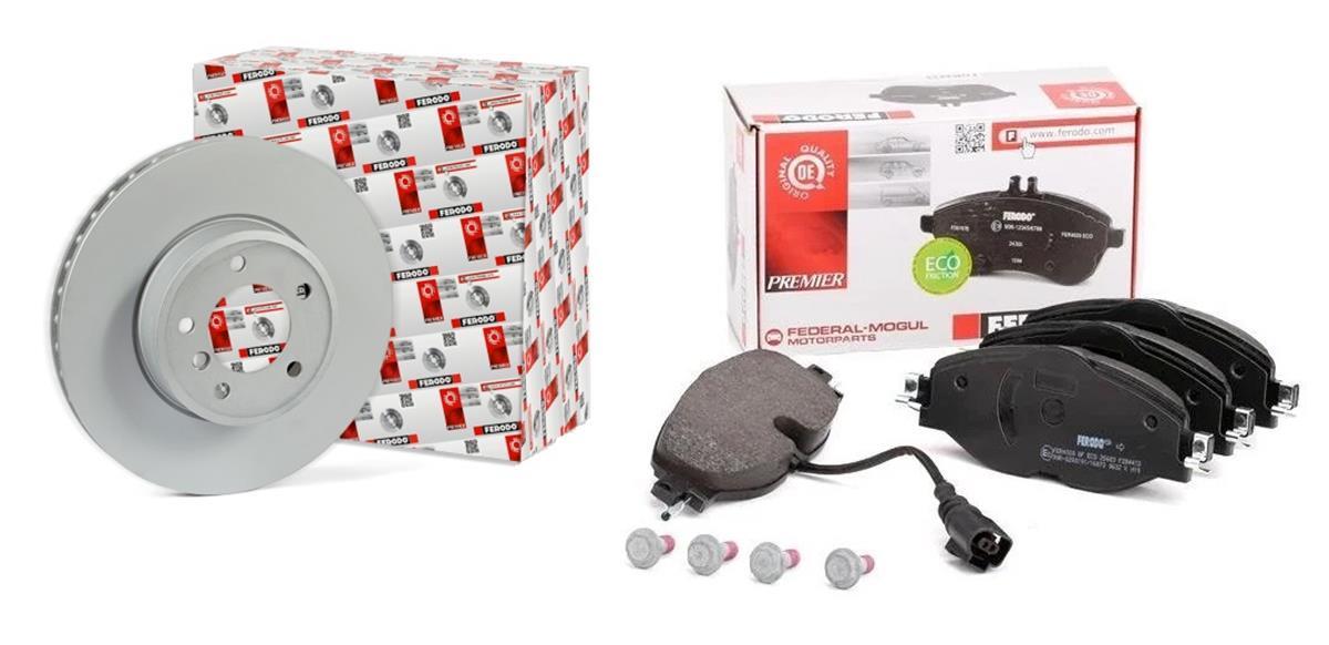 Audi A3 2004 - 2013 Model Arası Ön Fren Disk - Ön Fren Balata Takımı Ferodo Marka 1K0615301AA-8V0698151