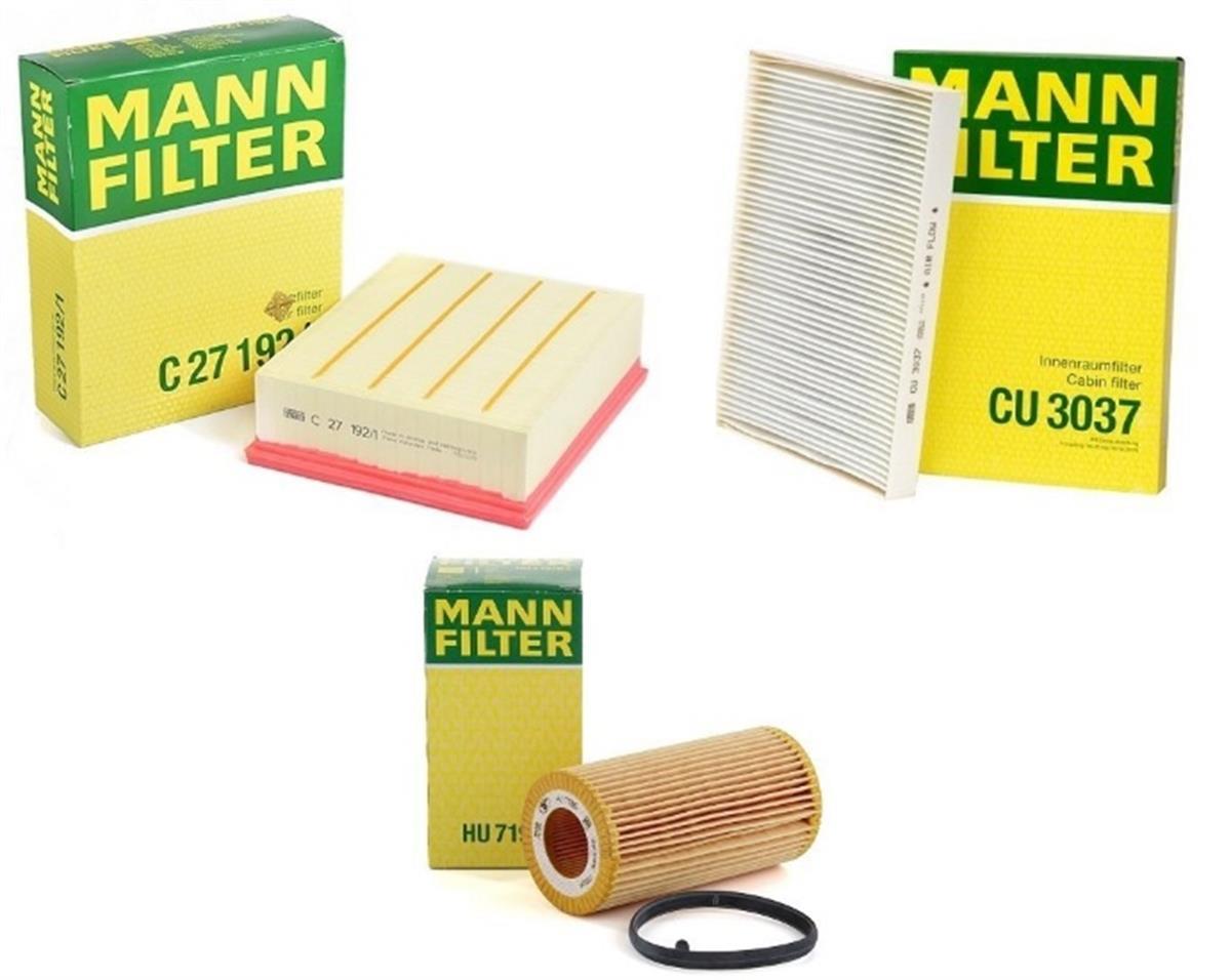 Audi A4 2002 - 2008 2.0 TFSI Periyodik Bakım Seti Mann Marka 06C133843-06D115466-8E0819439