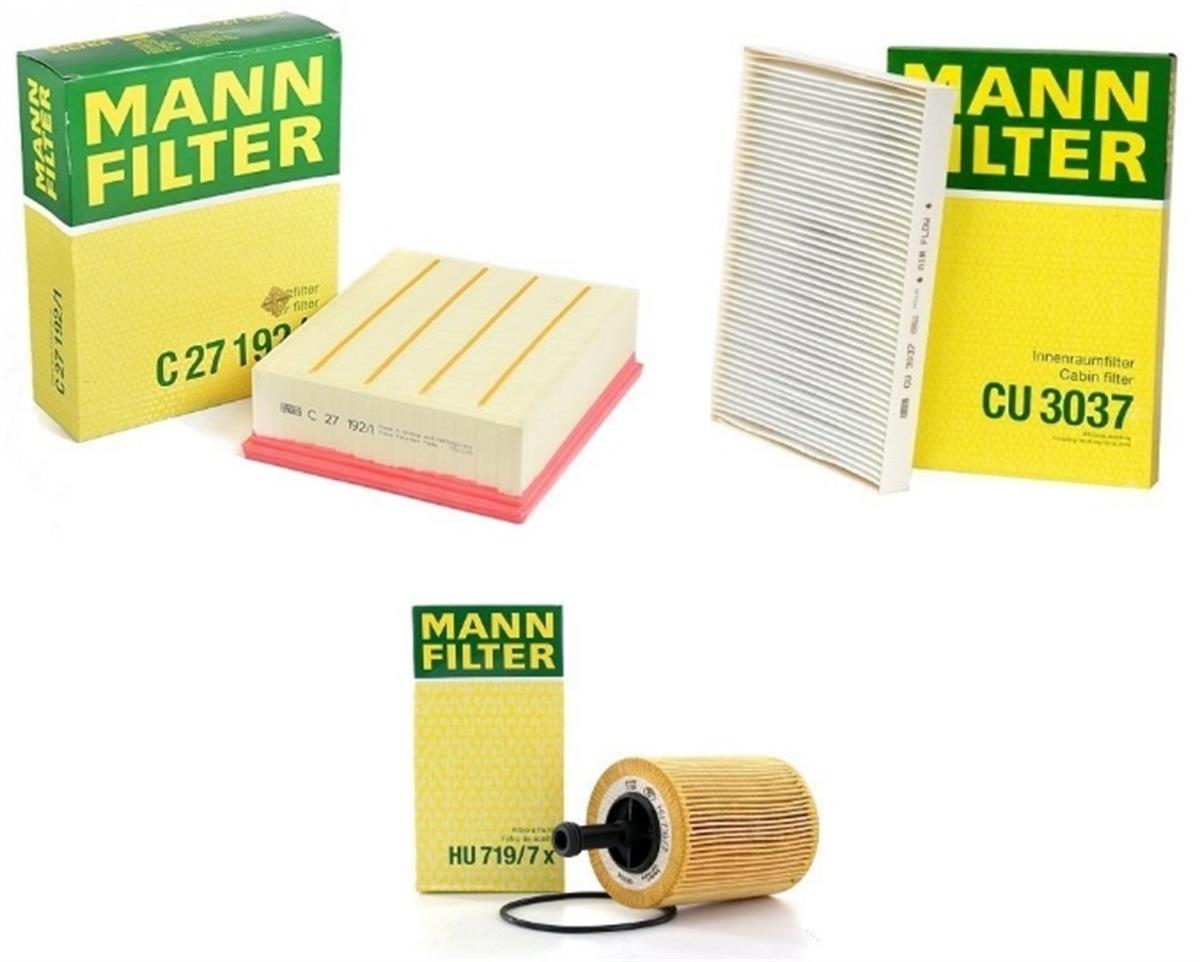 Audi A4 2002 - 2008 Model Arası 2.0 TDI Periyodik Bakım Seti Mann Marka 06C133843-06D115466-8E0819439