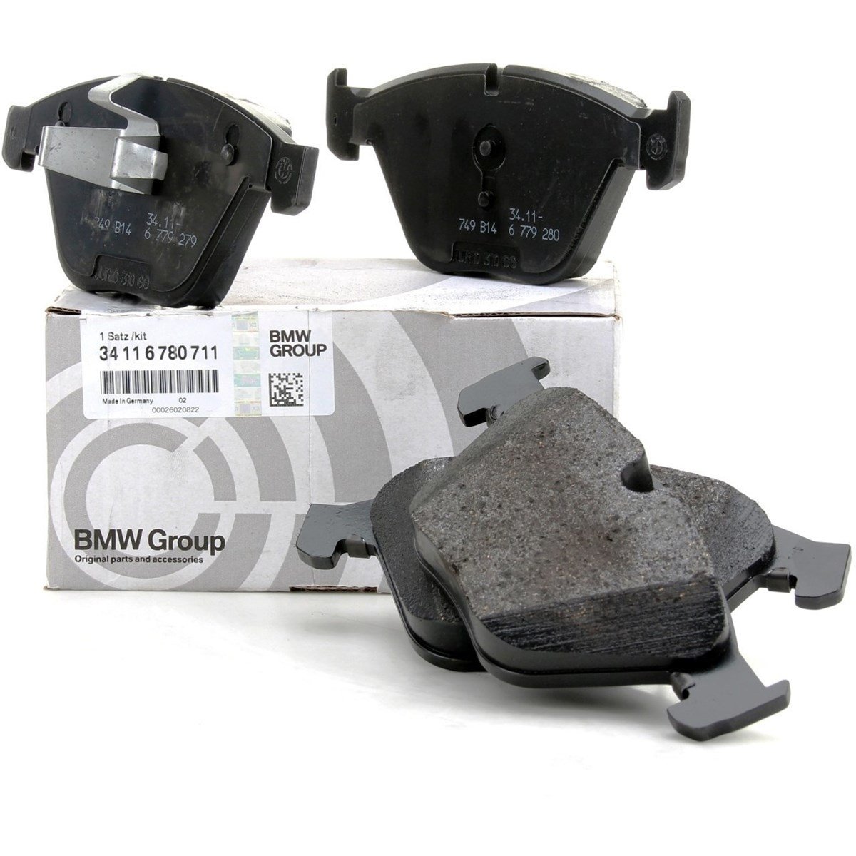 Bmw 3 Serisi E92 Kasa 320d Coupe Ön Fren Balata Takım Orjinal 34116780711