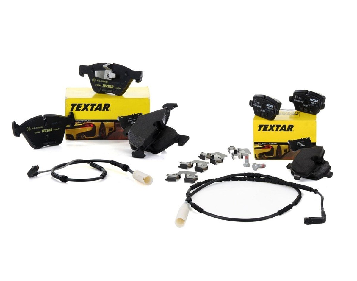Bmw E90 LCI Kasa 316i Ön Ve Arka Fren Balata Seti Textar Marka 34116777772-34356789439-34216788183-34356789445 