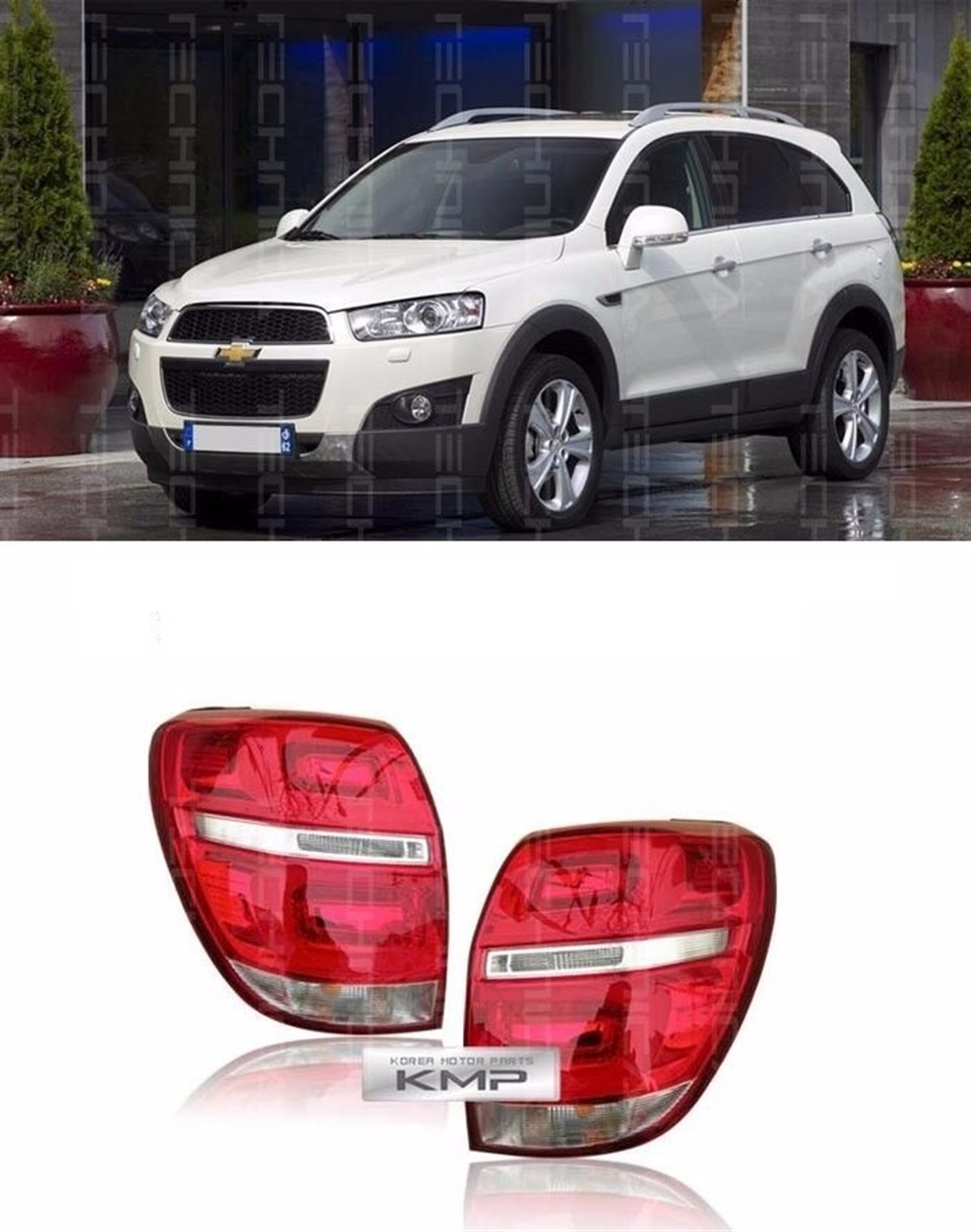 Chevrolet Yeni Captiva C140	 Sol Sağ Stop Takım Ledli İTHAL Marka